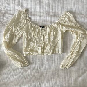 Forever 21 Coquette Long Sleeve Blouse